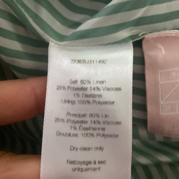 Veronica Beard Seaglass Miller Dickey Jacket Linen Sz 8 in good/used condition - Picture 3 of 5